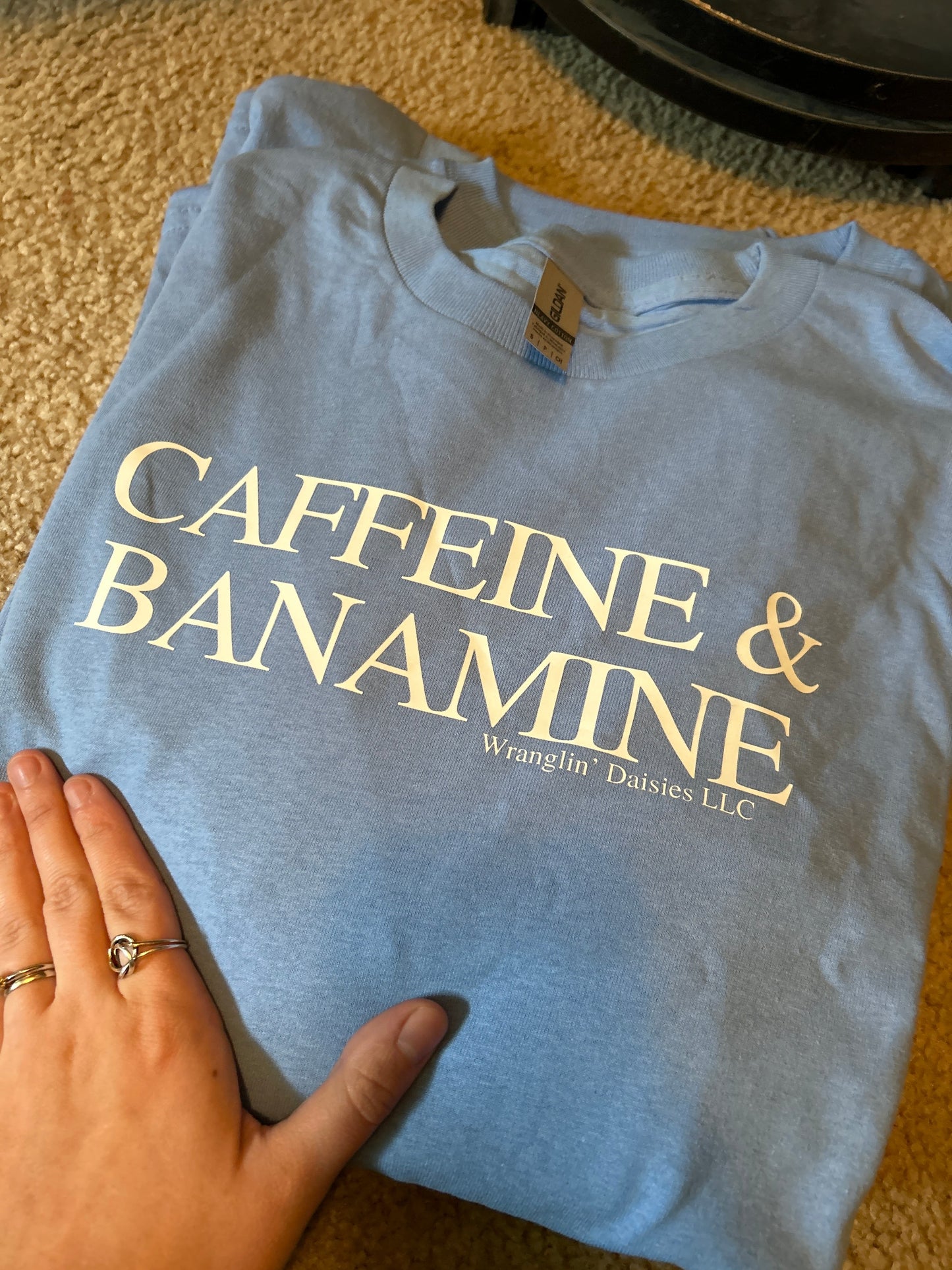 Caffeine & Banamine long Sleeve Tee